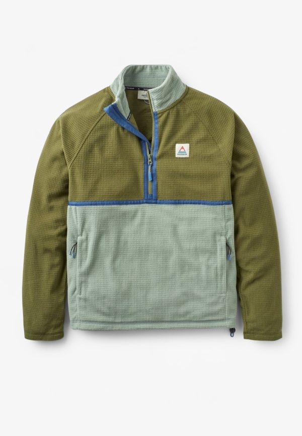 Overlook Recycled Grid Polar Fleece Mode