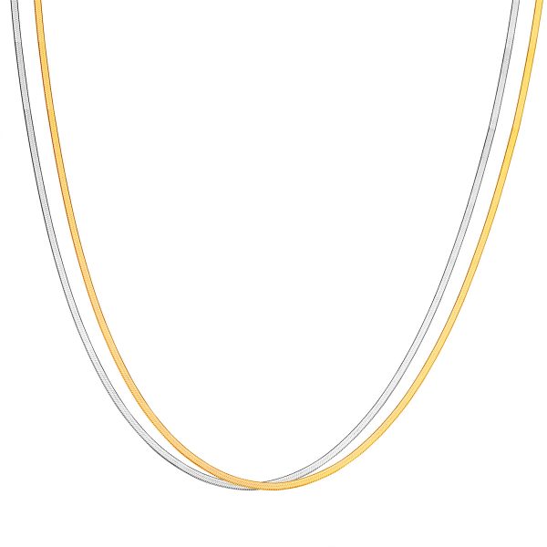 Kette Edelstahl bicolor Online-Verkauf